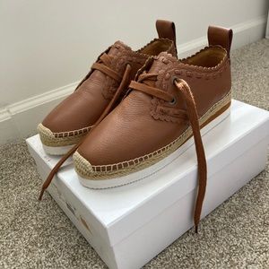 See By Chloe espadrille platform shoes  39 NWT